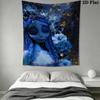 Corpse Bride anime Wall Tapestry Aesthetic Wall Hanging Printed Fabric Blanket Decorative Tapestries for Bedroom Living Room Home Decor