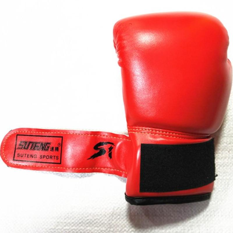 زوجان من قفازات الملاكمة للأطفال جلد PU مسامي لتدريب حقيبة اللكم موي تاي الكاراتيه المصارعة حماية اليد للشباب
