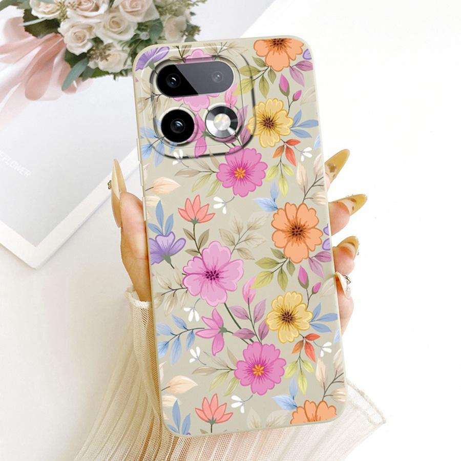 Case For Realme 16 Pro Plus Capa Flower Butterfly Phone Casing Realme16 16Pro 16 Pro+ Funda Soft Silicone TPU Covers