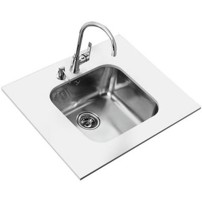 Teka BE 45.40 1C, Stainless Steel, Stainless Steel, 1 Bowl, 20 Cm, 479 Mm, 429 Mm