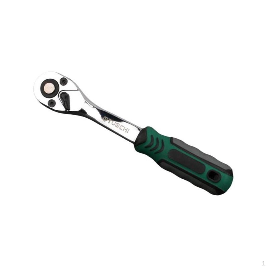 Socket Ratchet Wrench, Quick Release, Automotive Repair, robust Duty Tool 1/2 inch Straight 24T