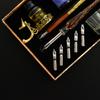 Star Starry Sky Glass Dip Pen Fountain Stationery English Calligraphy Pen Set