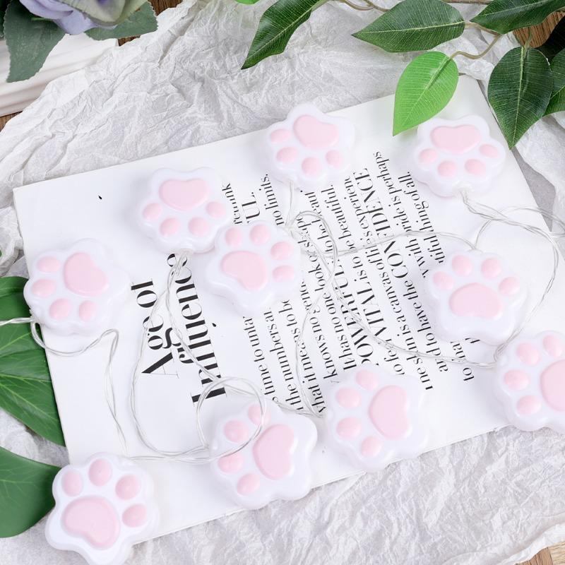 1,5 m LED Rosa Katteklo Lyslenke Gardin Girlander Lyslenker Soverom Hjem Julefest Bursdagsdekorasjon Eventyrlys