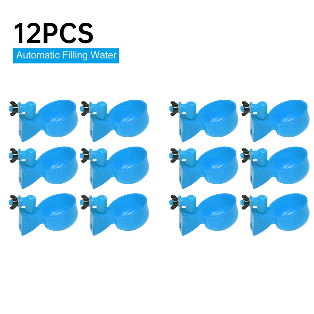 36-1PCS Chicken Drinking Cup Automatic Drinker Chicken Feeder Poultry Waterer Drinking Water Feeder for Chicks Duck Goose Quail