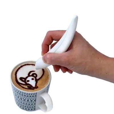 Stylo Électrique à Café Stylo à Épices Stylo Latte Milk Art pour Décoration de Gâteau au Café Outils de Barista Fournitures de Bar