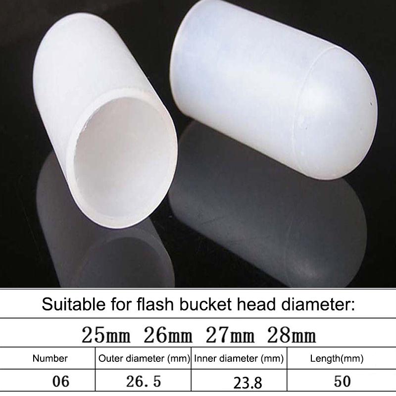 2Pcs Silicone Elastic Flashlight Lampshade For Sp31 Sp35 If22A C8G If25A Sp36 S2 C8 Ea01 Ts21 Q8 14-75Mm Torch