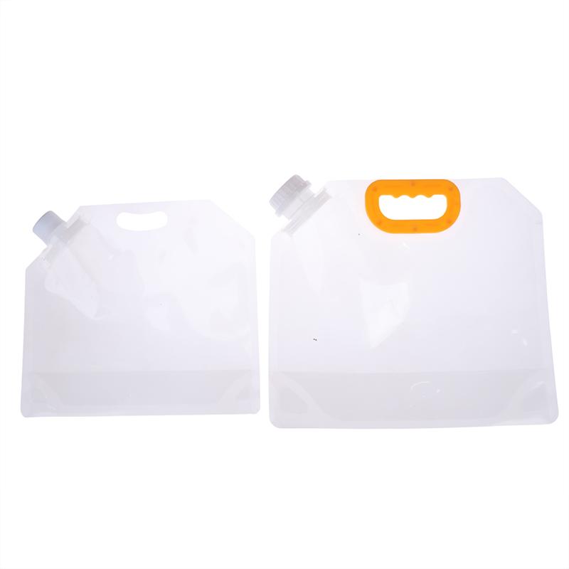 5 Stück 1L-10L Faltbarer Wasserbehälter Wasserspeicherkanister Tasche für Outdoor Camping Wandern Notfall-Überleben