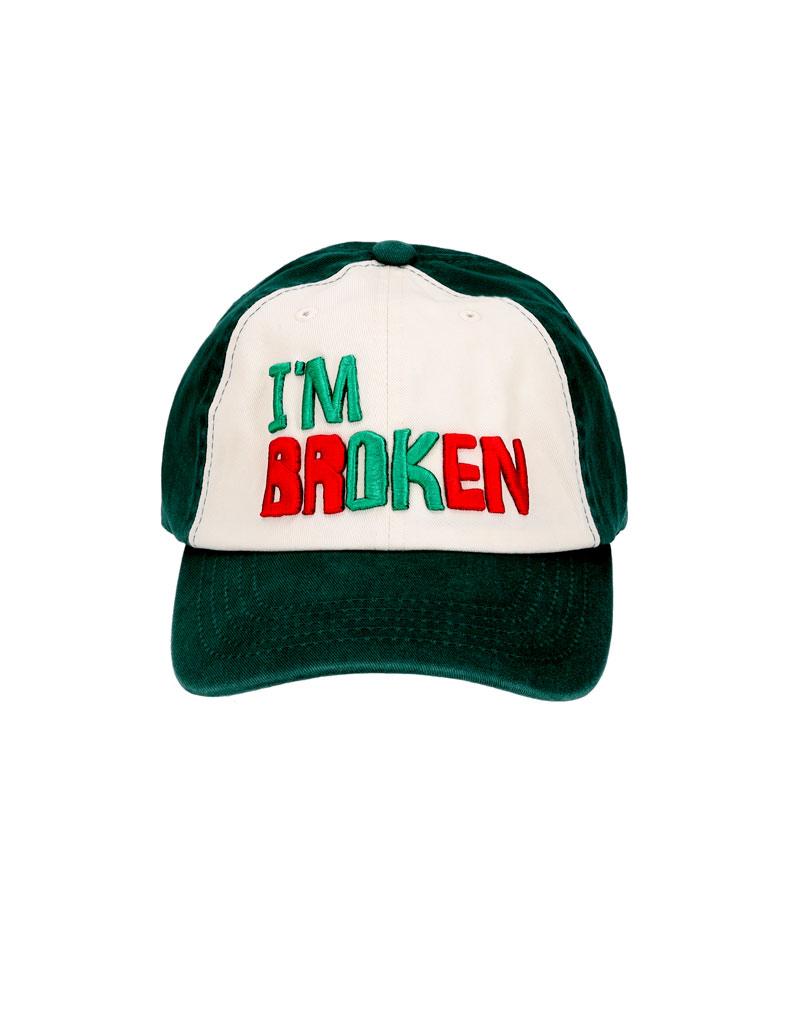 OURPOCKETS Thompson Village Broken Two-Tone Ball Cap (Green)