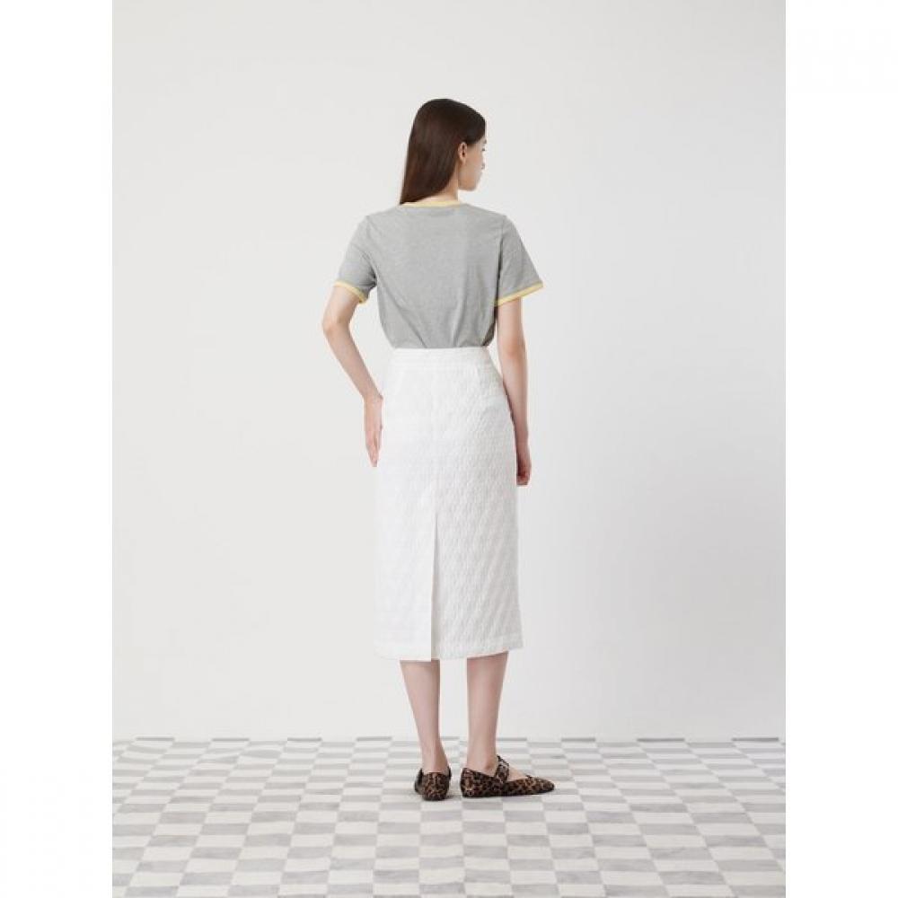 Cc Collect Jacquard Pencil Skirt C252msd041