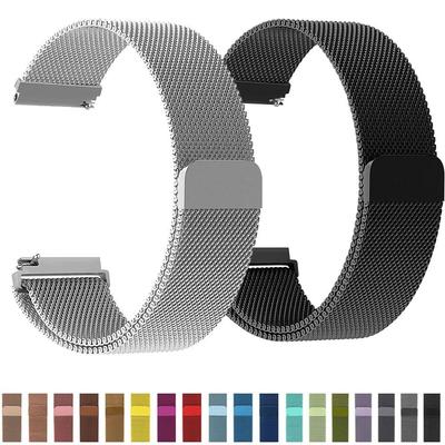 22mm 20mm Mediolanowski Metalowy Pasek do Amazfit GTR 4/Balance 2 Samsung Watch 7 6 5 4 Active Bransoleta do Huawei Watch 5/GT5/GT6 46mm