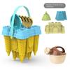 Beach Accessories Castle Sand Mold Toy Summer Toys Castle Bucket Play Sand Set  Beach