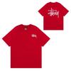 Short Sleeve T-Shirt Couples Street Style Letter Print Loose Fit Breathable Top