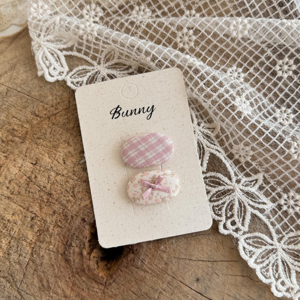 2 szt. Klipsy do włosów w kratę w stylu koreańskim dla małych dziewczynek, słodkie kokardy, klipsy BB, spinki do włosów, wsuwki, akcesoria do włosów dla dzieci