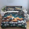 Dreamy Bear Cloud Sleep Theme Bedding Set  Exquisite Three-Piece Bedding Set Gift For Kids And Adults