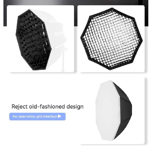 TRIOPO 55cm 65cm 90cm 120cm Foldable Octagon Softbox Bowens Mount for Sokani X100 COLBOR CL60 Godox Aputure LED Video Light