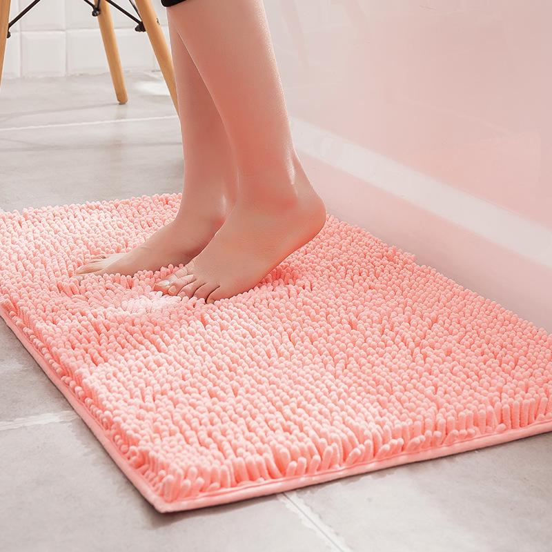 Chenille Non-slip Doormat: Water Absorbent Bathroom & Kitchen Mat