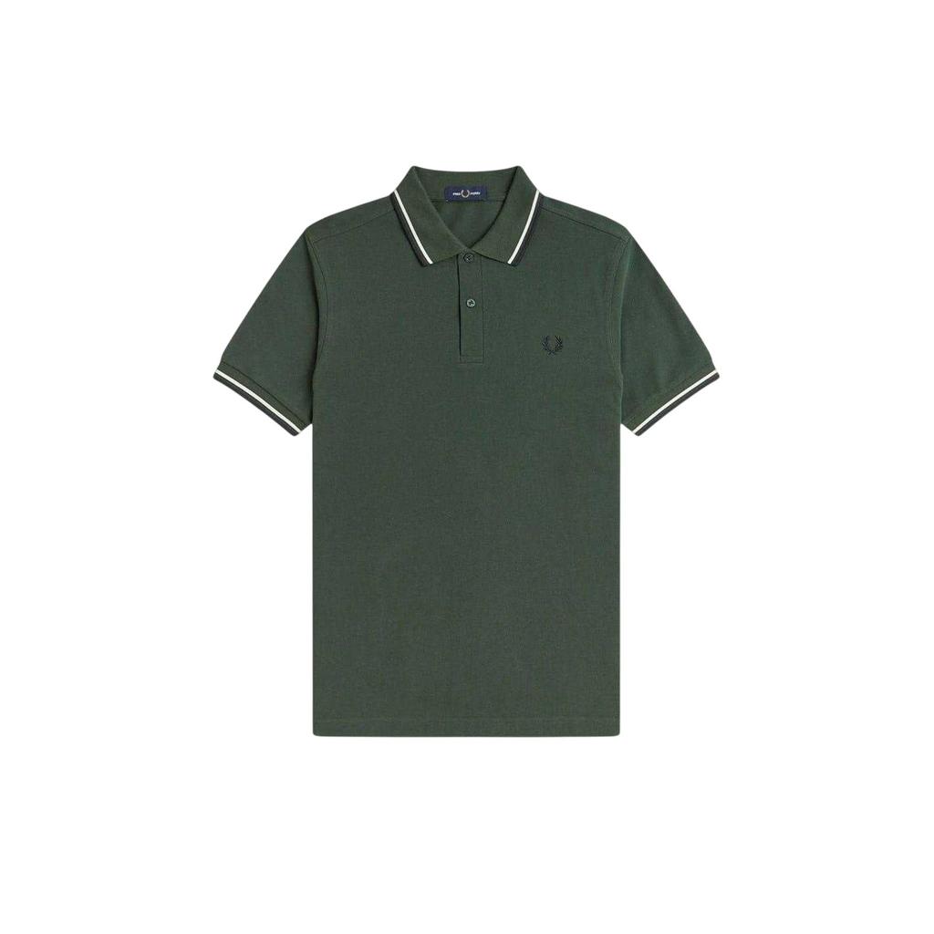 Fred Perry Mens Twin Tip Polo Shirt