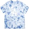 MLB Tie-Dye Large Logo Loose Fit Short Sleeve T-Shirt Unisex Tops Light-Blue 31TSA3031-07N