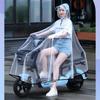 Fahrvolltransparenter Regenmantel für Damen und Herren Elektrofahrzeug PVC Hohe Transparenz Outdoor-Radfahren Visuelle Navigation