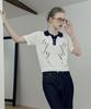 JUCYJUDY Linen Embroidered Collared Knit J1Kt322C