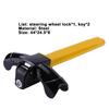 Anti-theft Steering Wheel Lock T Shape Sturdy Heavy Duty Steering Wheel Lock for Vehicles