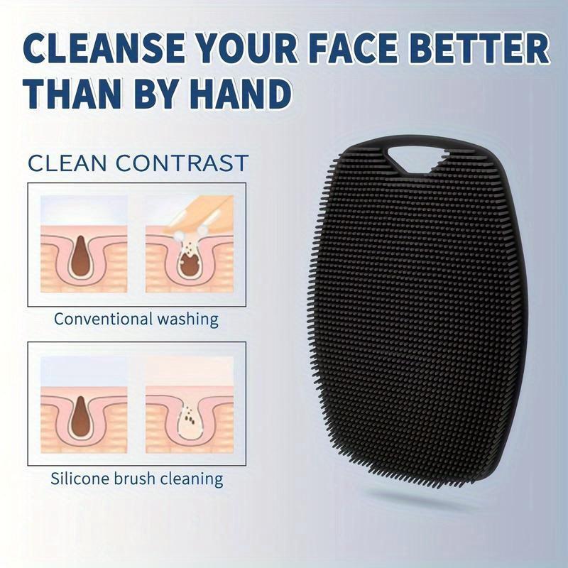 SoftTouch Gentleman's Exfoliator - Ergonomic Non-Slip Handle, Soft Body Scrubber for Gentle Skin Exfoliation, Easy To Clean and Rinse