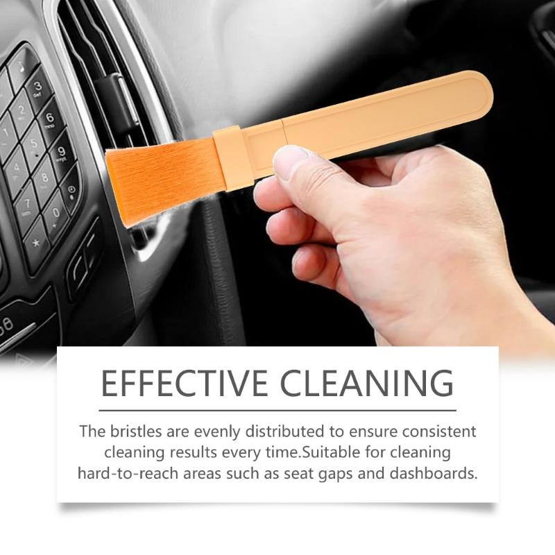 Pack Of 6 Soft Bristle Automotive Brushes Car Detailing Brush For Gentle Cleaning And Easy Storage NonSlip Handle Brush