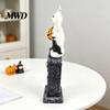Spooky Home Interior Decor Halloween Tombstone Figurine, Resin Ghost Pumpkin Crow on Creative Gifts Statue for Desktop Haunted House Holiday