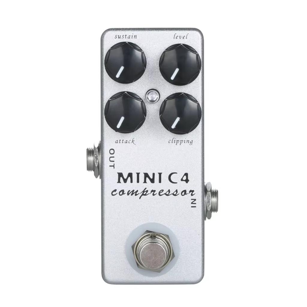 True Bypass C4 Compressor Bass Guitar Effect Pedal Overdrive 4 Modes Effector Guitar Effect Pedal Guitar Part Enduring
