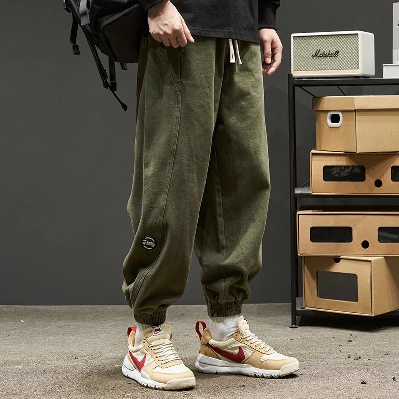 Japanische Latzhosen Herren Trendmarke Vielseitig Locker Herbst und Winter Neue Leggings Herrenmode Einfache Freizeit Hosen