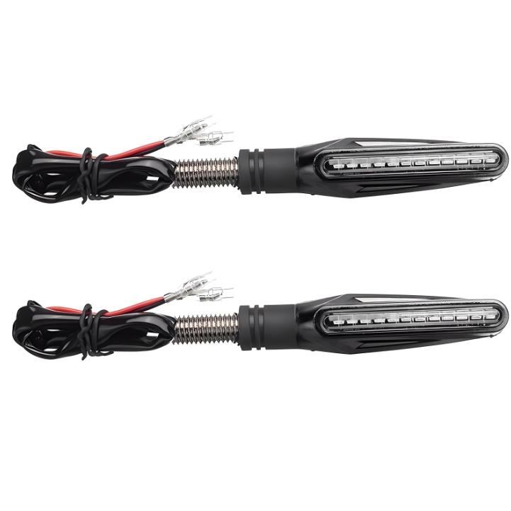 

2 шт/1 шт универсальный плавный мотоцикл мотоцикл 12 светодиодный указатель поворота желтый 2Pcs