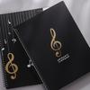 A4 Waterproof Sheet Music Folder with Transparent Pockets for Piano & Choir