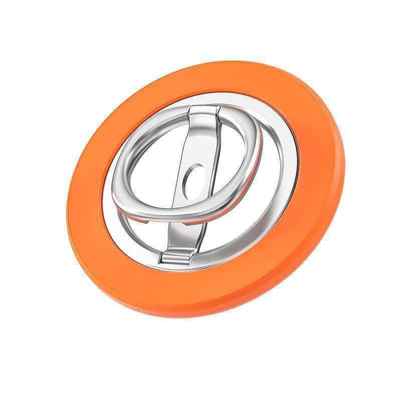 360° Rotating Double-Sided Magnetic Multi-Functional Finger Ring Holder Standard оранжевый
