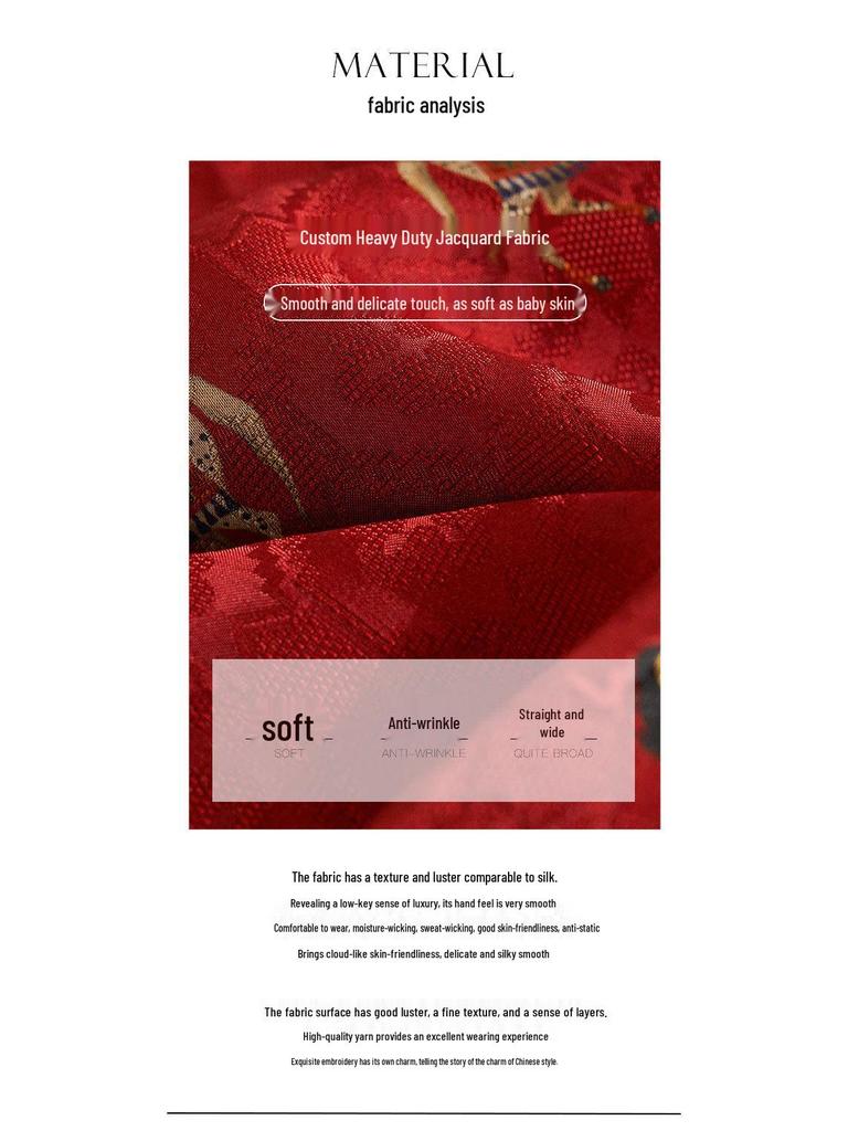 Golden Saddle Embroidered Stand Collar Shirt with Frog Button - New Chinese Style Long Sleeve Top (2026 Design)