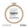 DIY Cross-Stitch Bamboo Embroidery Hoop for Handmade Crafting