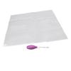 Hook Tool and Rug Hooking Mesh Kit Rubber Handle Bent   Hook Crochet Needle 50x50cm Mesh Fabric for Crafts