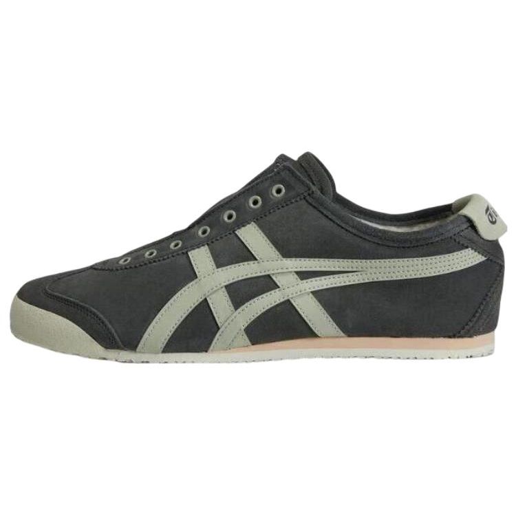 

Onitsuka Tiger Unisex Mexico 66 Black Gold Leather Lace-Up Sneakers 1183A438-021 36