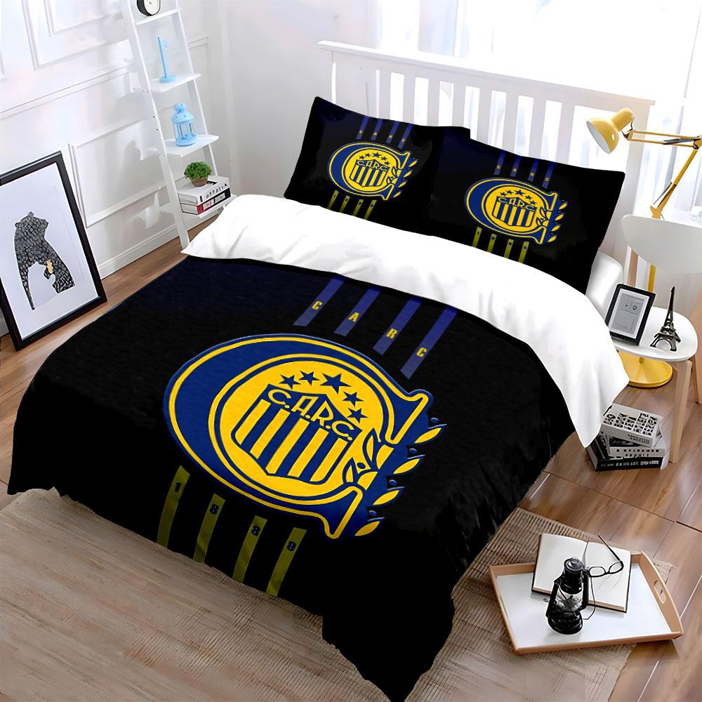 "Blue Gold Shield Bedding Set" Bedding Duvet Cover Set Duvet Cover Pillowcases  (1 * Duvet Cover 2 * Pillowcases, without duvet insert)