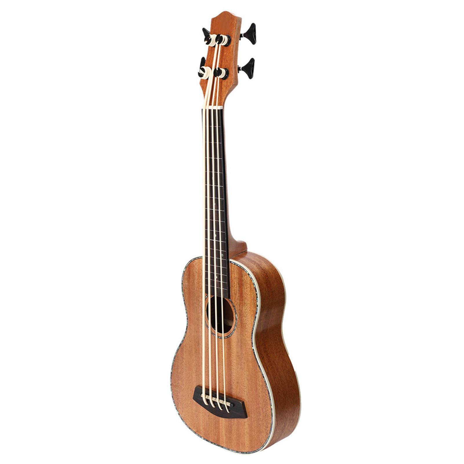 

30-дюймовая мини-электрогитара бас-гитара с закрытой ручкой из сапеле музыкальные инструменты укулеле