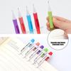9Pcs/Set 0.7mm Side Pressure 2B Mechanical Pencil High Quality With Eraser Painting Smooth Creative Writing Office Stationery