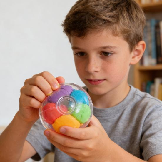 DIY Stress Ball Making Kit Stress Relief Toys with Square Blocks Fillers