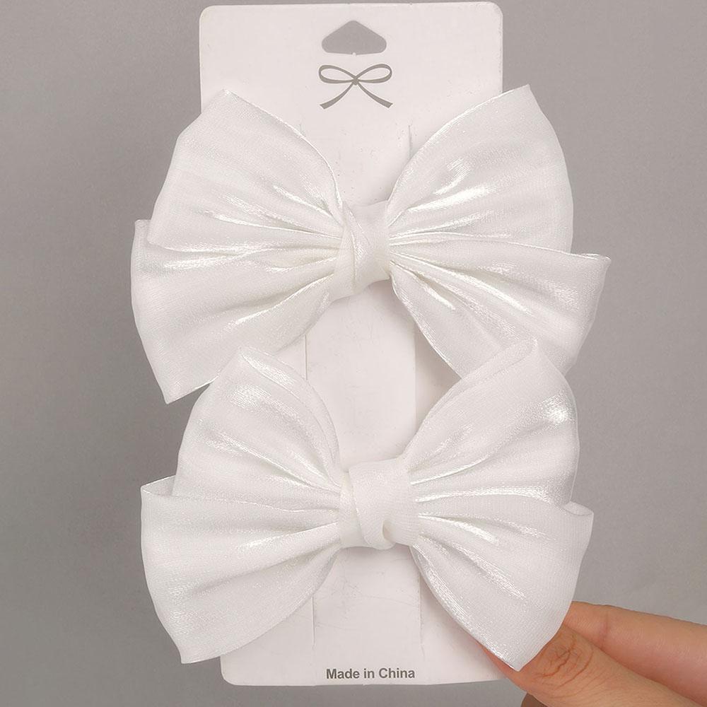 

2 шт. Переливающаяся заколка-бант для волос, блестящая заколка для волос для девочек, детей, аксессуары для головных уборов в корейском стиле, школьный, повседневный, для вечеринок, подарок