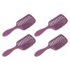 4 Pcs Massage Hair Brush Detangling Vent Detangler Brush Curved Wet Hair Brush for Salon Daily Use