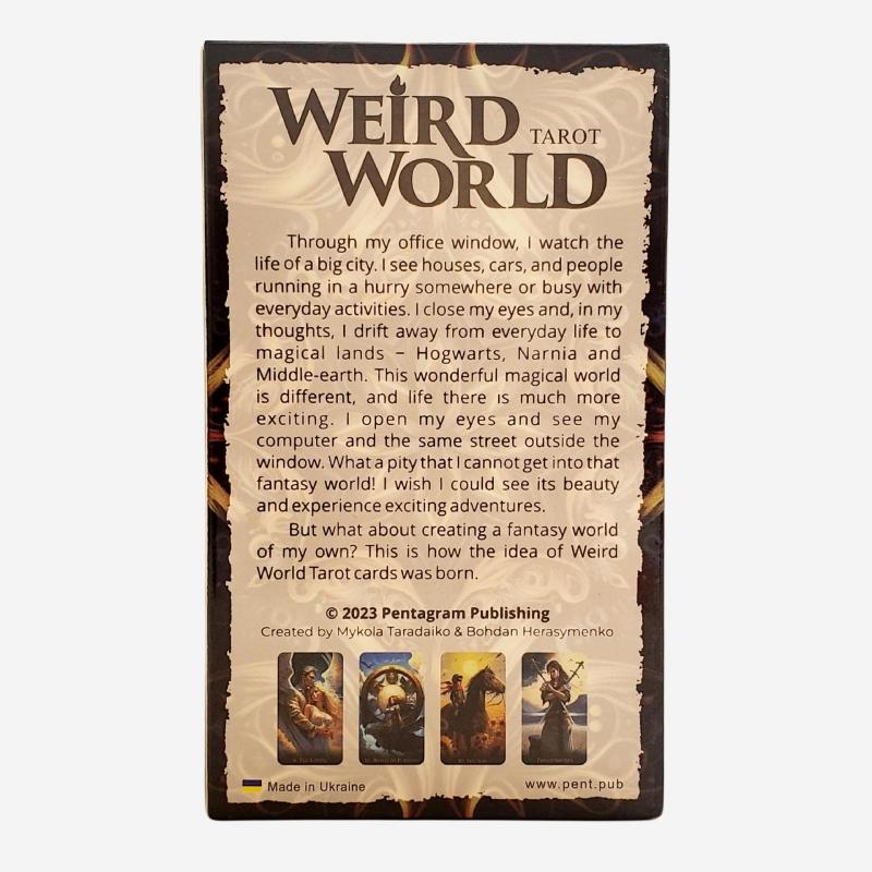 Weird World Tarot Deck 12x7cm Fantasy Lenormand Cards board Game