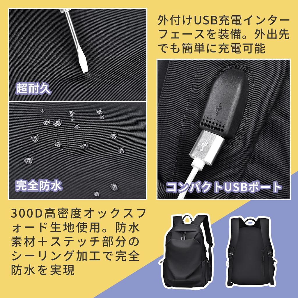 [SHCER] Backpack: Comfortable, 20L Capacity, A4 & Laptop Storage, Lightweight (600g), Waterproof, Durable, Multi-Pocket, Stylish, Simple Design,