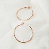 PAULBRIAL PYBE0099 Bamboo Hoop Earrings