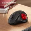 Trådlös Trackball-mus Uppladdningsbar Bluetooth-mus Ergonomisk spelmus Justerbar DPI 2.4G-möss för dator-PC