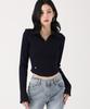 AVANDRESS Ant Waist Collar Knit Black