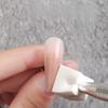 1 Stück Nail Art Farbiger Rauch Schwamm Tofu Quadrat Verblenden Rouge Nagel Weiß 100 Stück Kratzstift Aufbewahrungsbox Set
