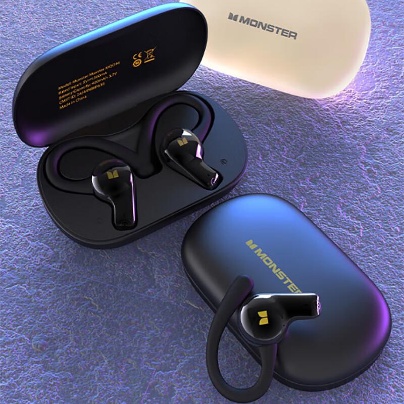 Monster MQO16 Wireless Bone Conduction Sports Earbuds